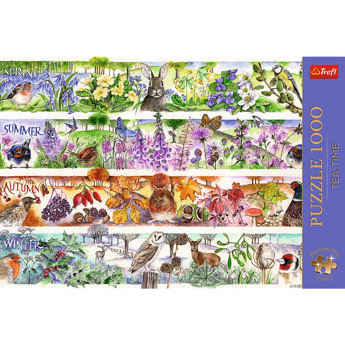 Trefl 1000pc Premium Plus - Tea Time: Four Seasons