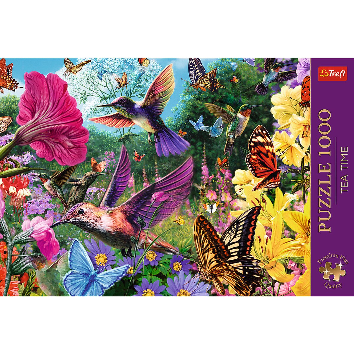 Trefl 1000pc Premium Plus - Tea Time: Hummingbird Garden