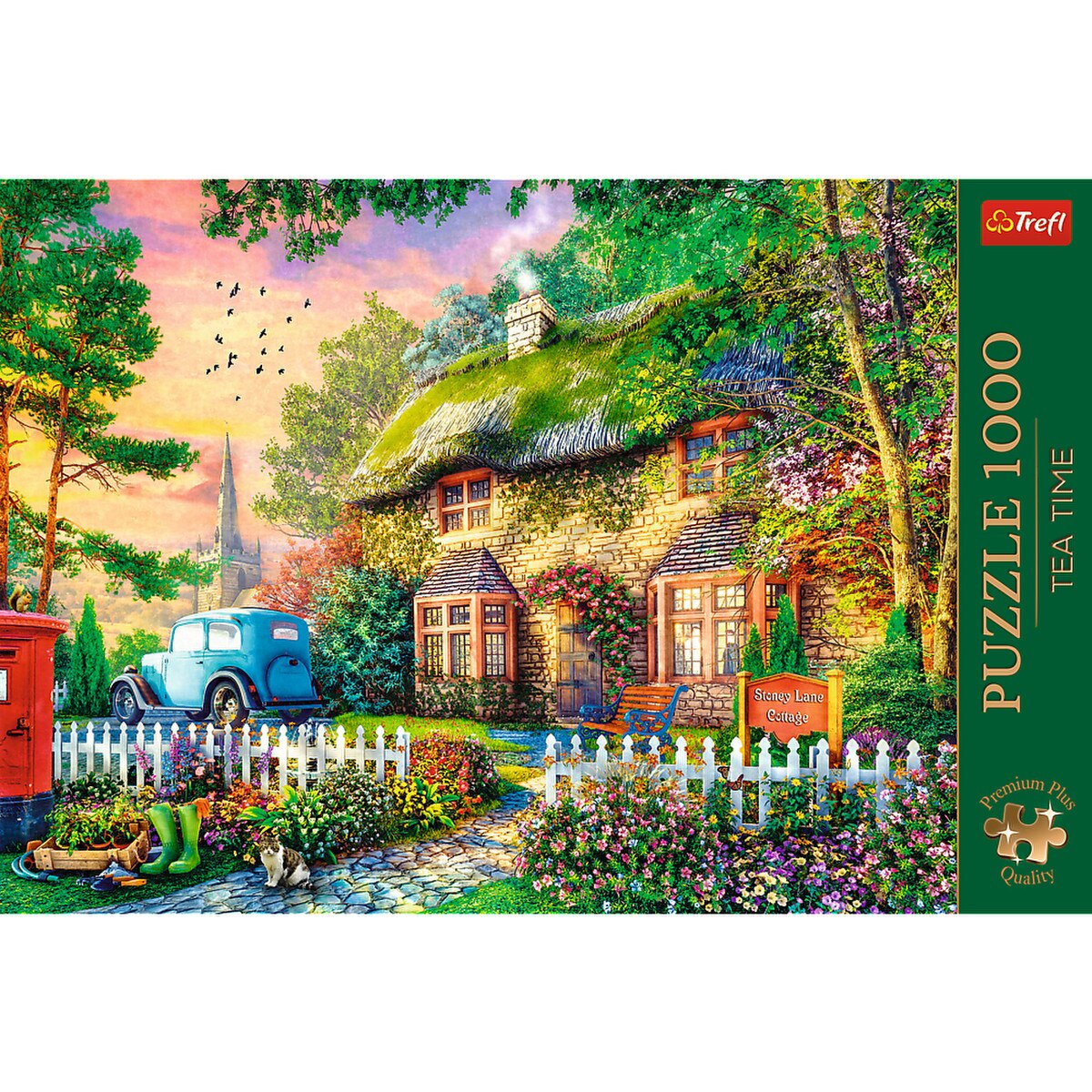 Trefl 1000pc Premium Plus - Tea Time: Stoney Lane Cottage