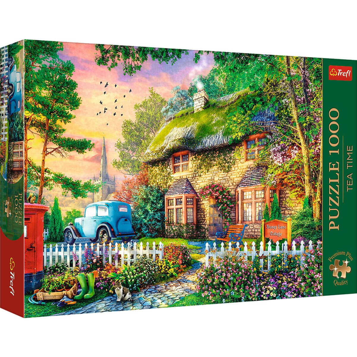 Trefl 1000pc Premium Plus - Tea Time: Stoney Lane Cottage - Image 2