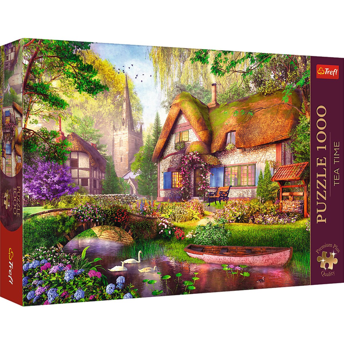 Trefl 1000pc Premium Plus - Tea Time: The Woodland Cottage - Image 2