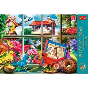 Trefl 1000pc Premium Plus - Tea Time: World of birds
