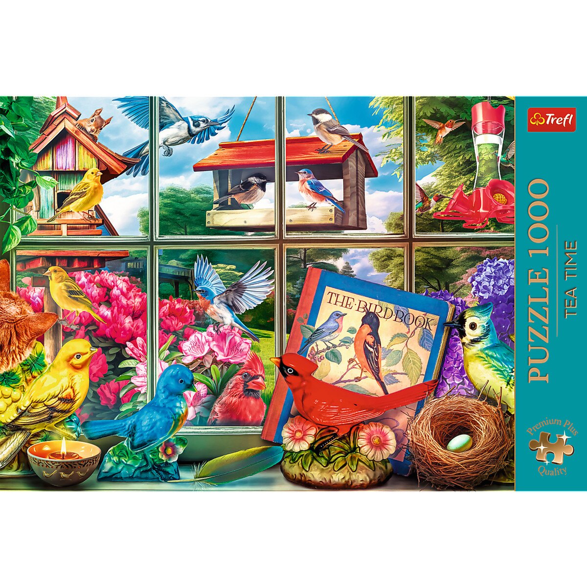 Trefl 1000pc Premium Plus - Tea Time: World of birds