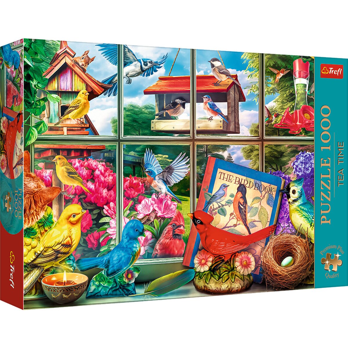 Trefl 1000pc Premium Plus - Tea Time: World of birds - Image 2