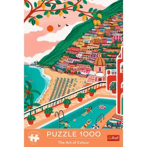 Trefl 1000pc Premium  - The Art of Colour: Positano, Italy