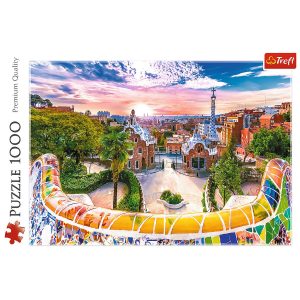 Trefl 1000pc - Sunset over Barcelona, Spain