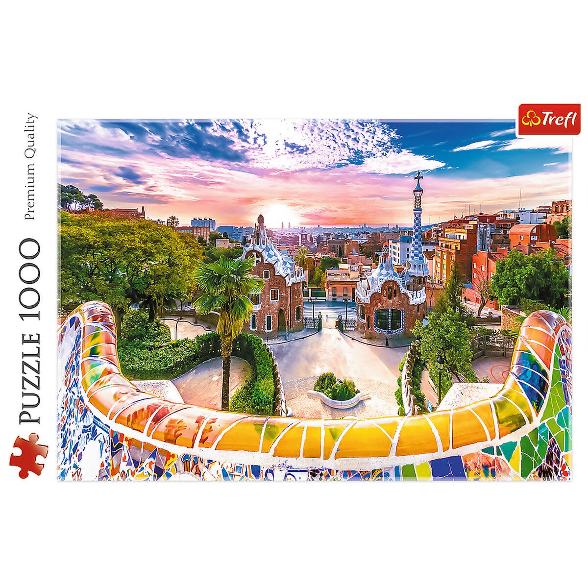 Trefl 1000pc - Sunset over Barcelona, Spain