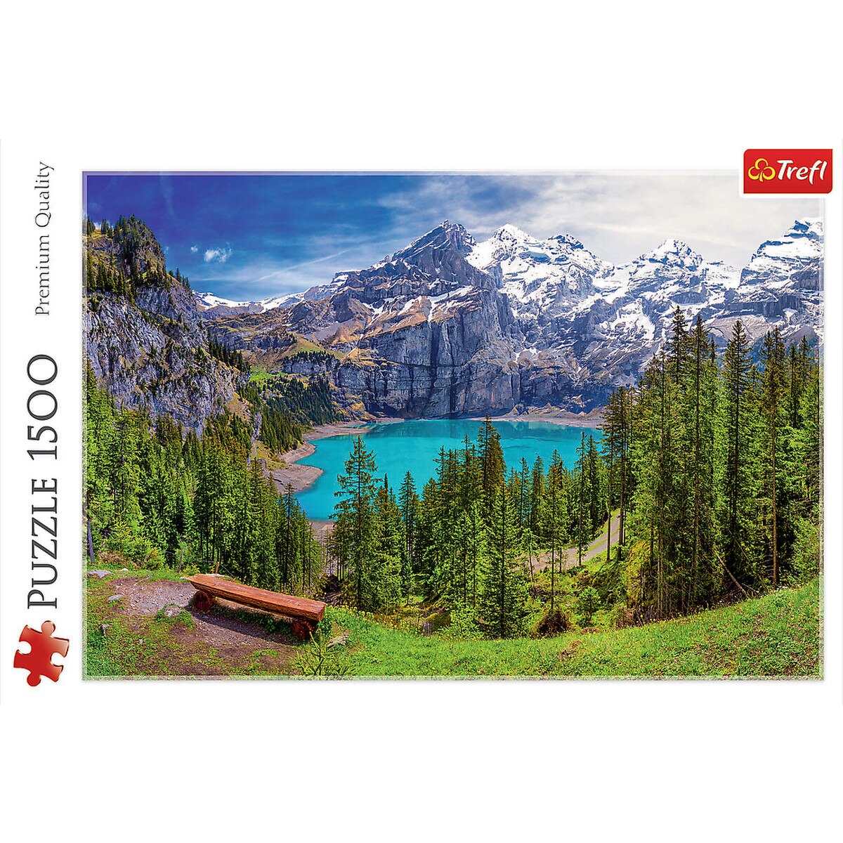 Trefl 1500pc - Lake Oeschinen, Alps, Switzerland