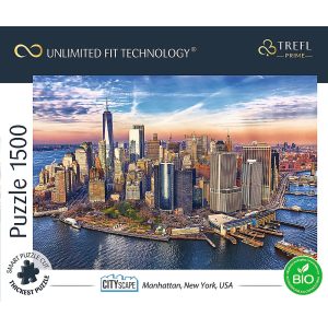 Trefl 1500pc UFT - Cityscape: Manhattan, New York, USA"