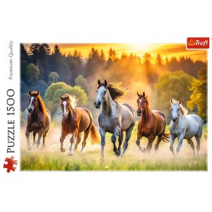 Trefl 1500pc - Wild horses