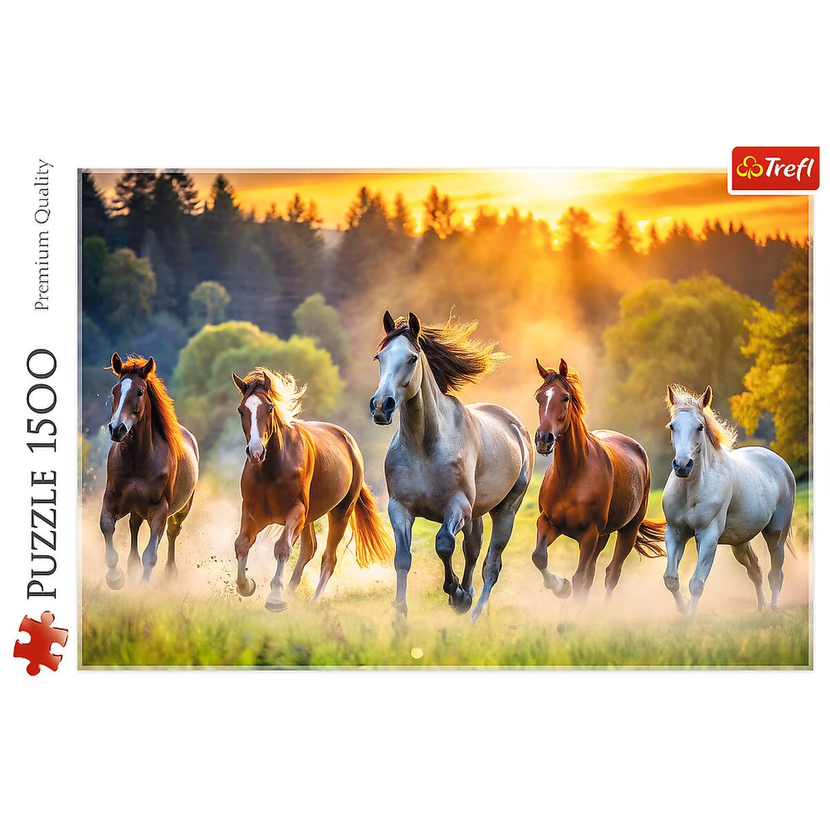 Trefl 1500pc - Wild horses