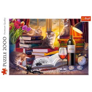 Trefl 2000pc - Cat's evening