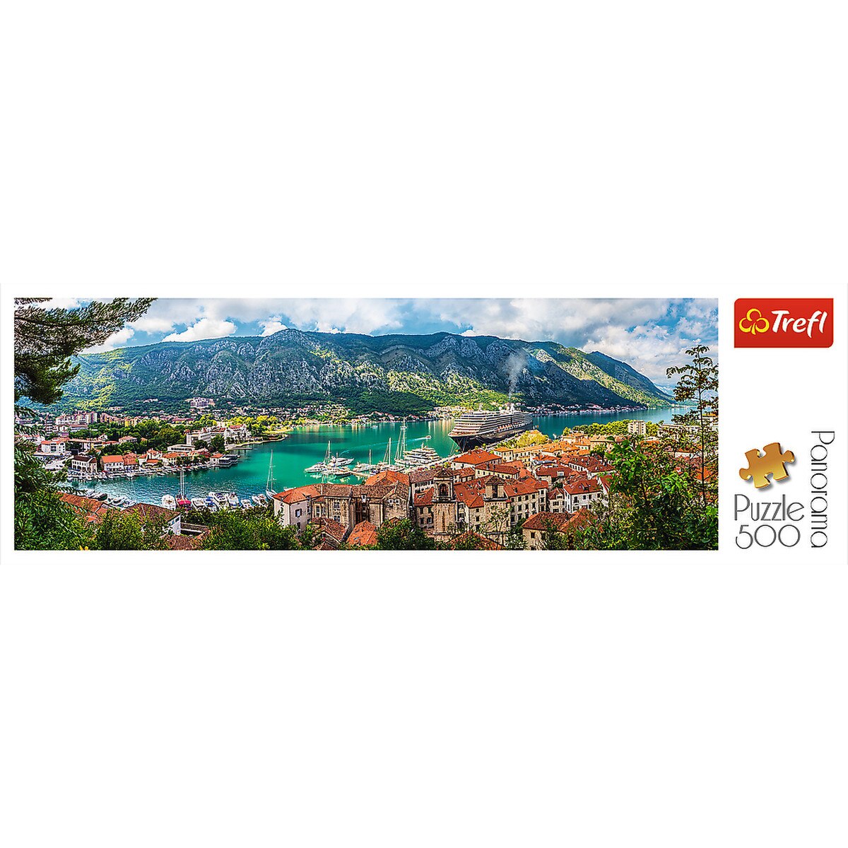Trefl 500pc Panorama - Kotor, Montenegro