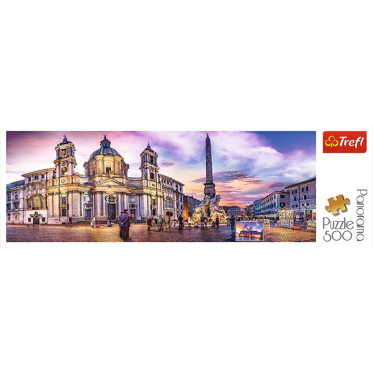Trefl 500pc Panorama - Piazza Navona, Rome