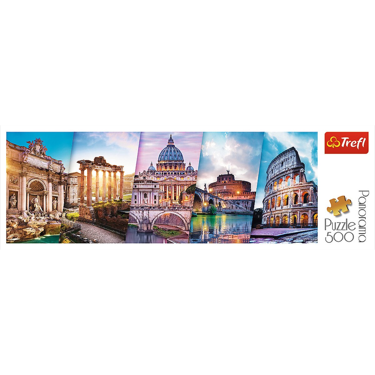 Trefl 500pc Panorama - Traveling to Italy, Fotolia