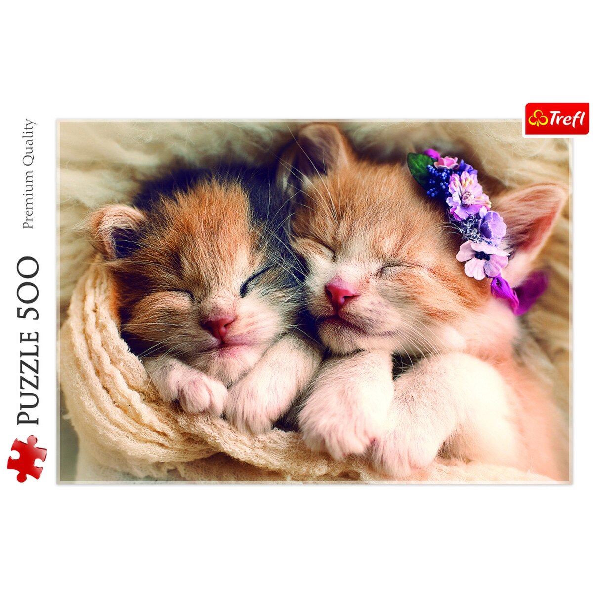 Trefl 500pc Sleeping Kittens Puzzle