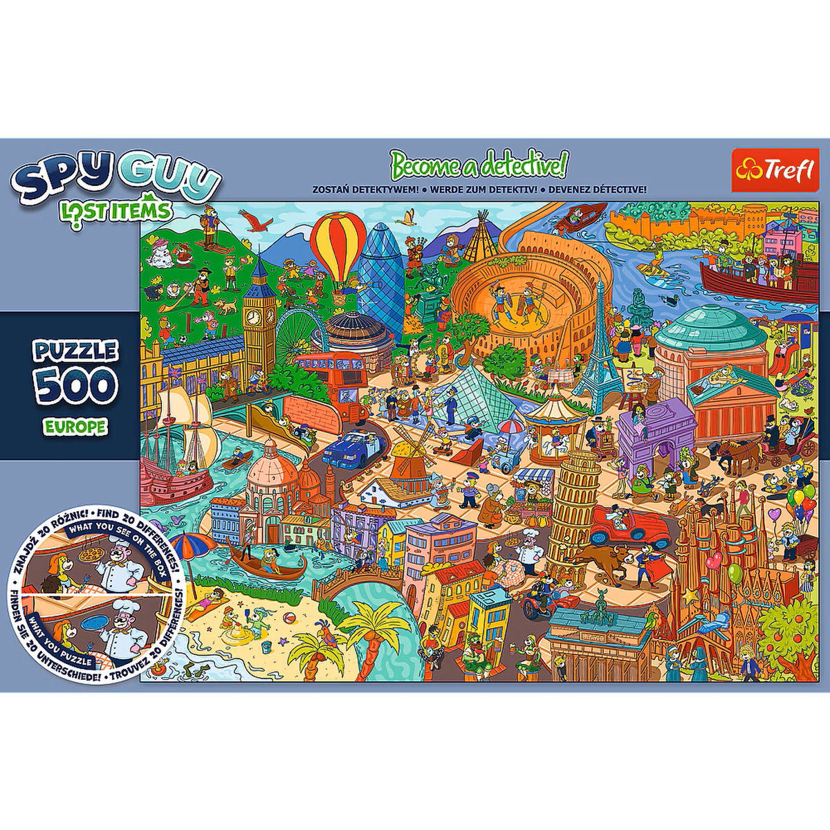 Trefl 500pc - Spy Guy Lost Items Europe