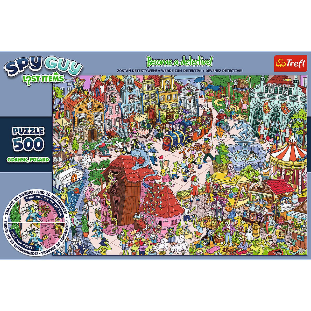 Trefl 500pc - Spy Guy Lost Items Gdansk, Poland
