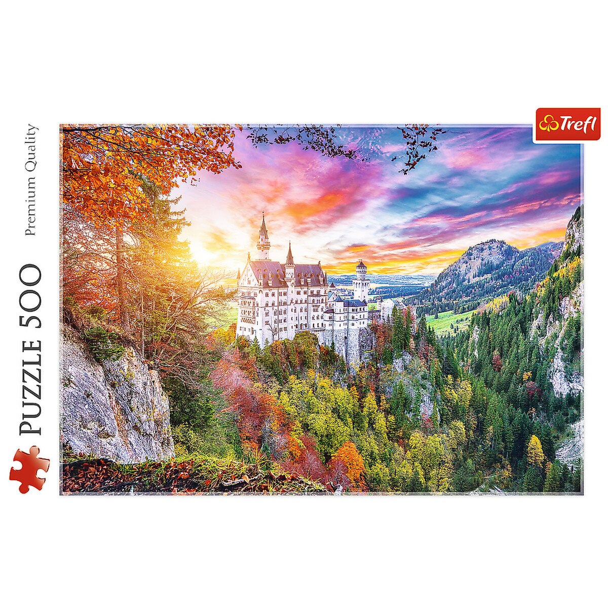 Trefl 500pc - View of the Neuschwanstein Castle, Germany