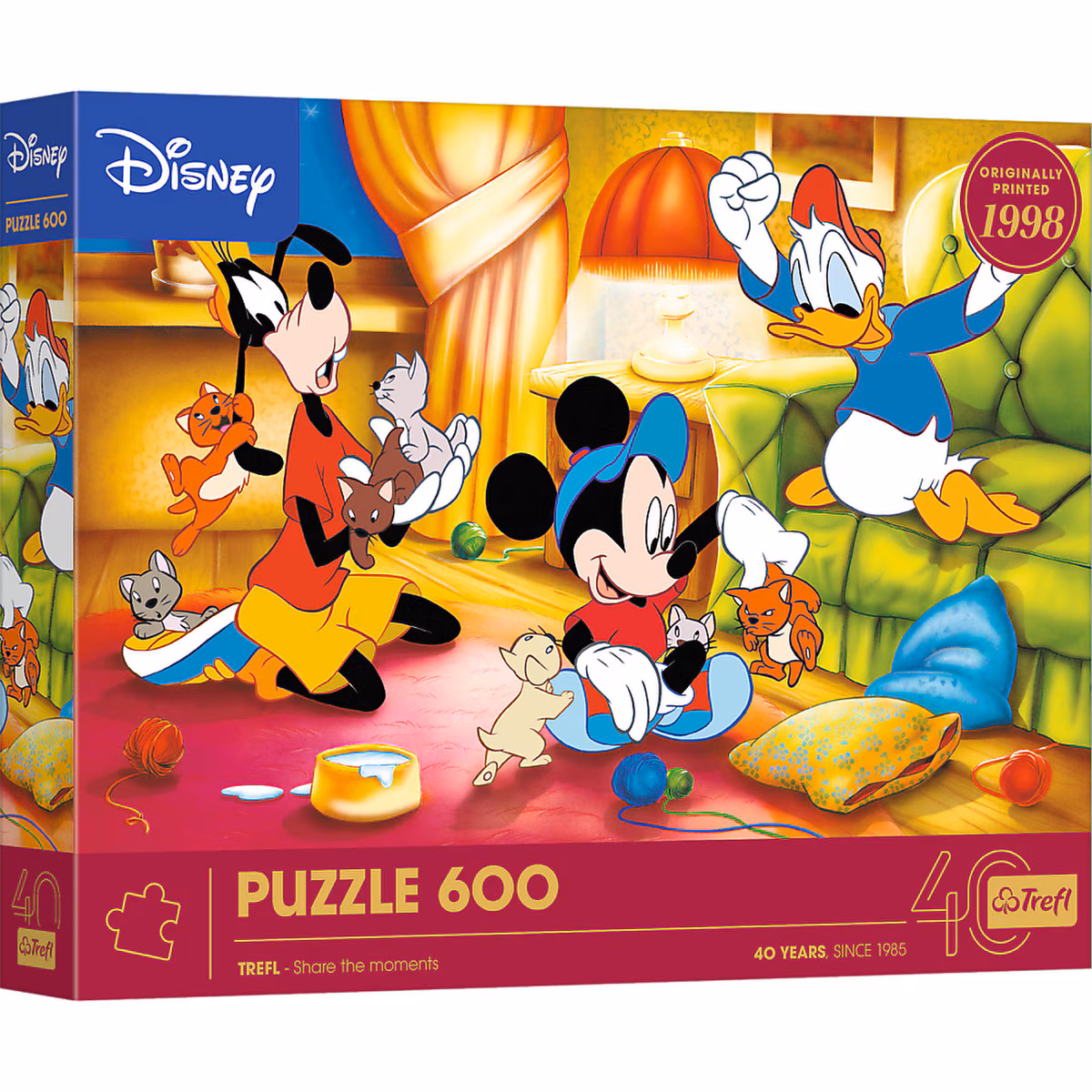 Trefl 600pc - 40th anniversary - Mickey Mouse and Friends