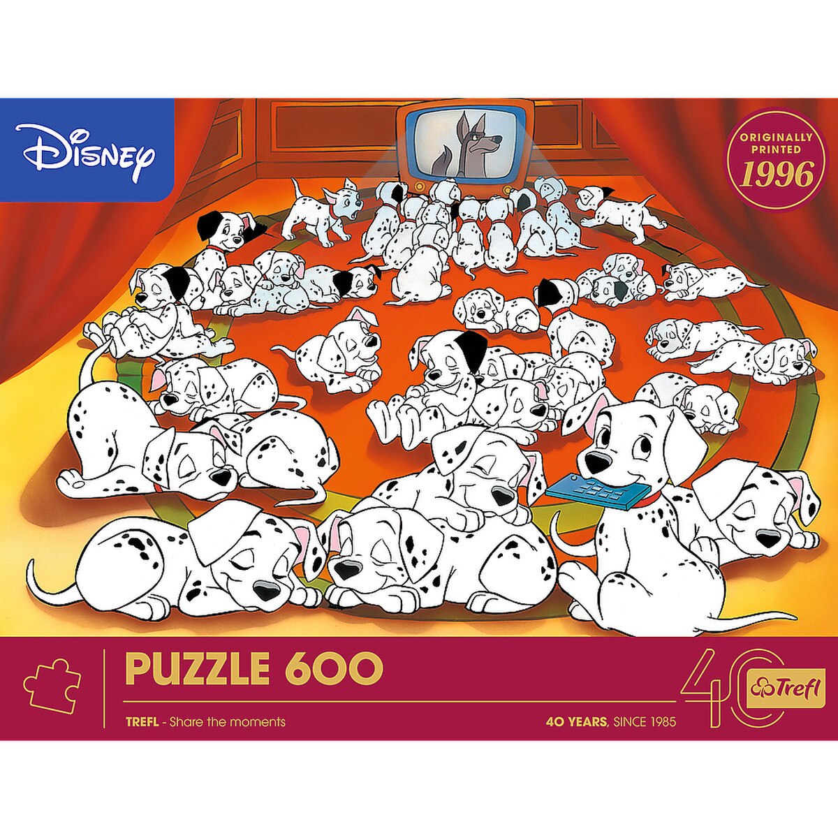 Trefl 600pc - 40th anniversary Trefl - 101 Dalmatians