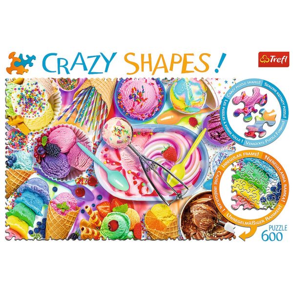 Trefl 600pc Crazy Shapes – Sweet dream – Grinning Gargoyle Gaming