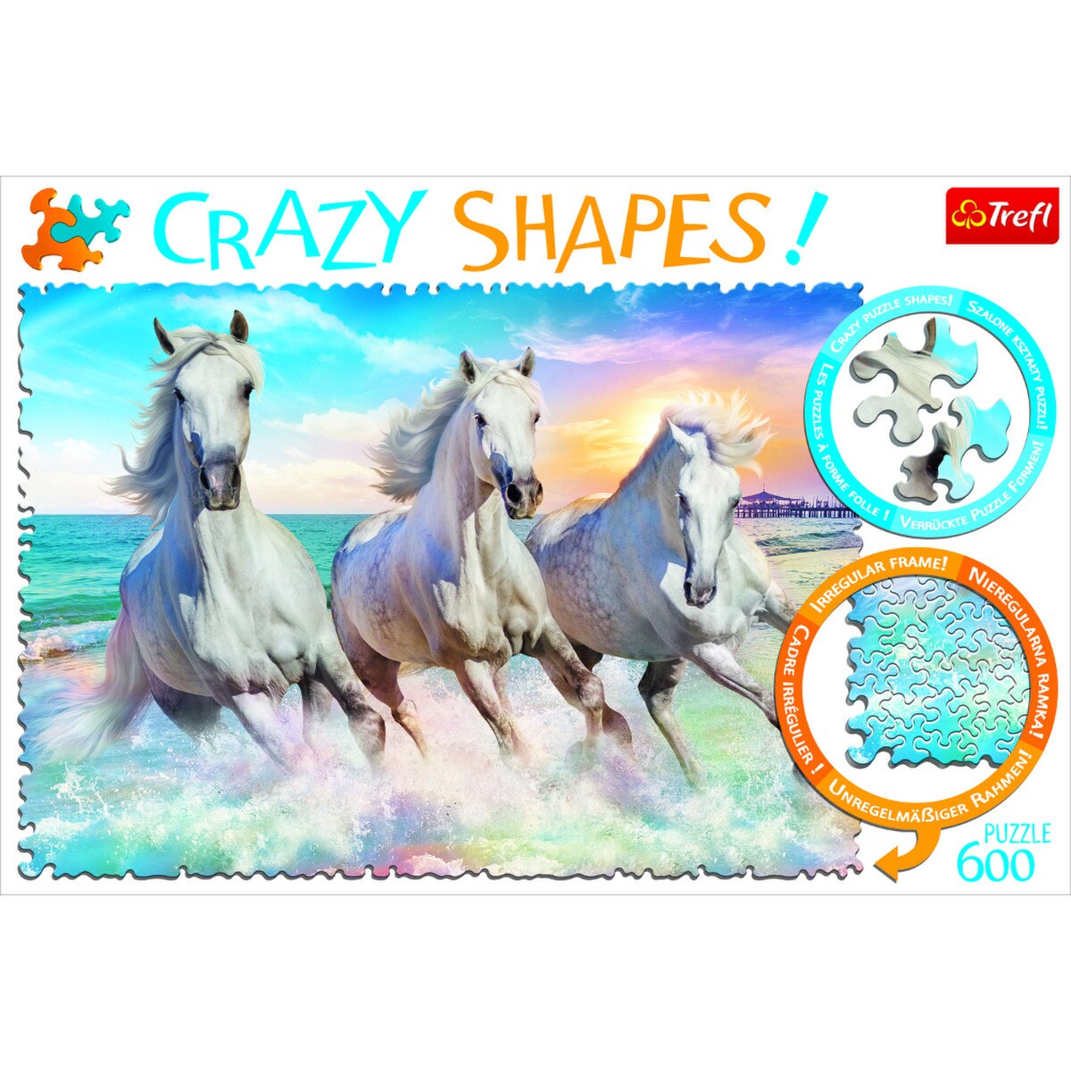 Trefl 600pc Galloping among wave Puzzle