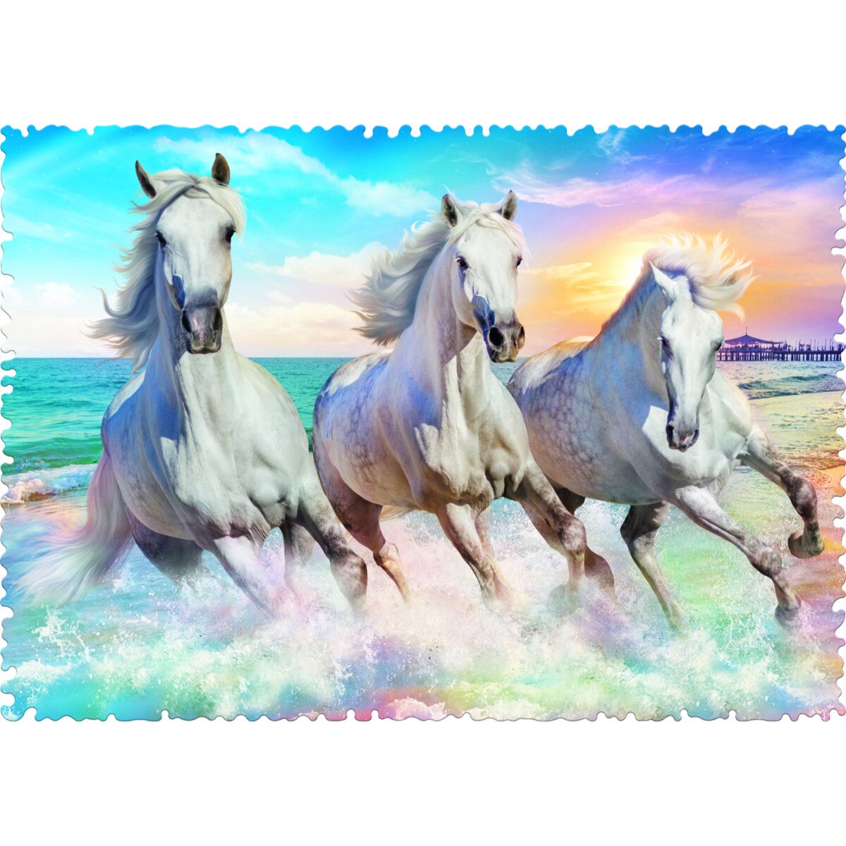 Trefl 600pc Galloping among wave Puzzle - Image 3
