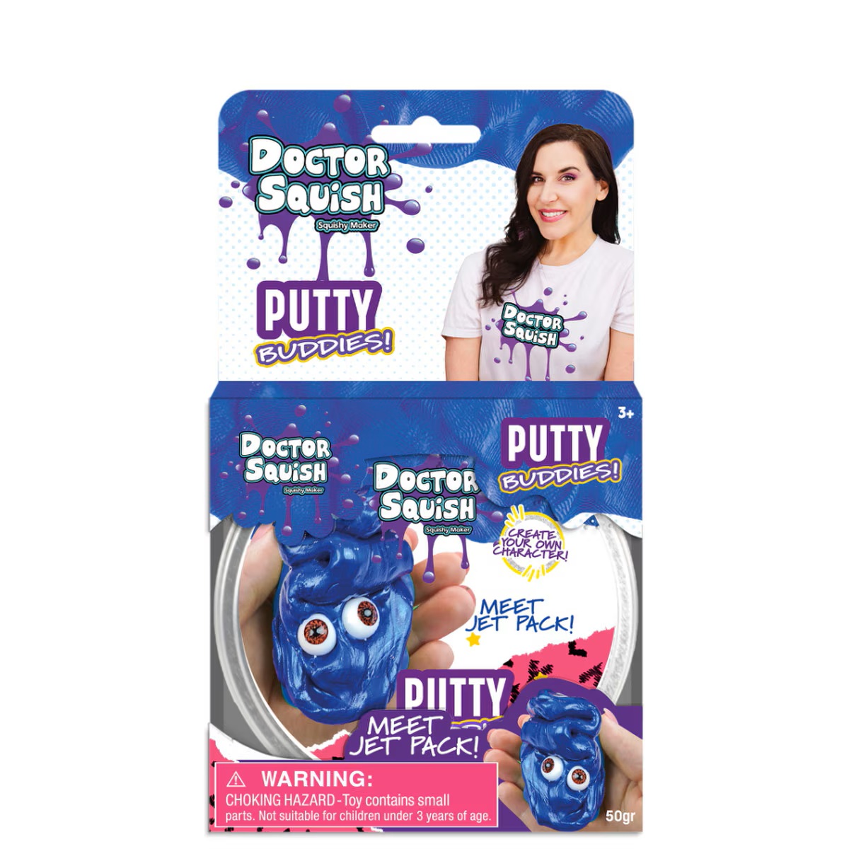 Doctor Squish - Create Your Own - Dark Blue: Jet Pack