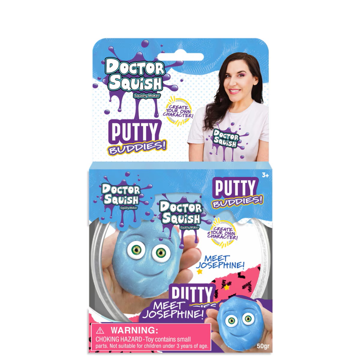 Doctor Squish - Create Your Own - Light Blue: Josephine