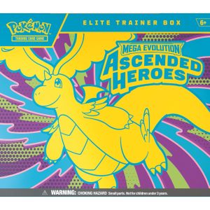 Pokémon TCG Mega Evolution – Ascended Heroes Elite Trainer (Pre-Order Deposit Required) Pre-order by: 19/12/2025