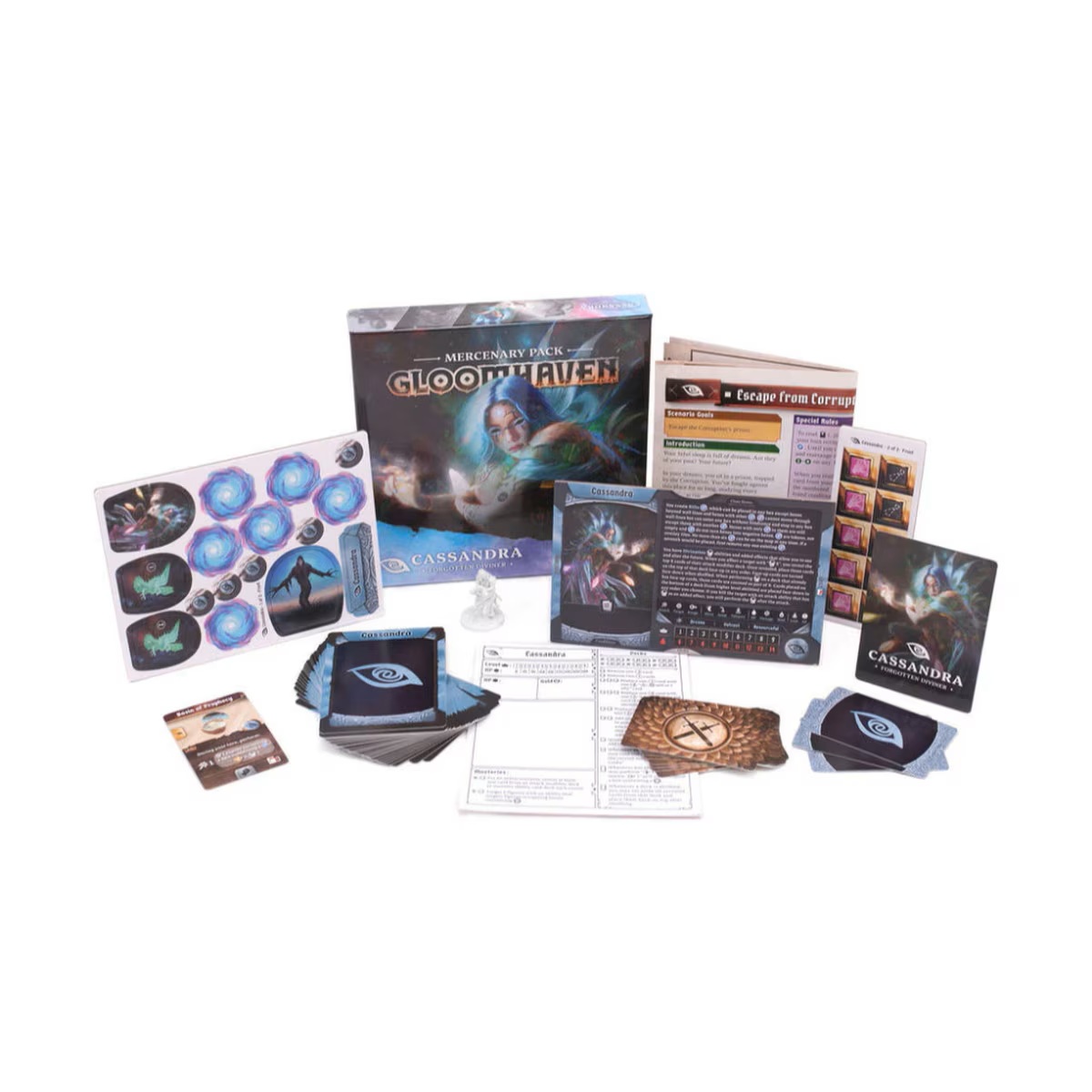 Gloomhaven - Mercenary Pack (Cassandra, Forgotten Diviner) (Pre-Order Deposit Required) Pre-order by: 27/02/2026 - Image 2