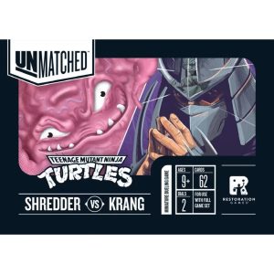 Unmatched Adventures: TMNT - Shredder vs Krang (Pre-Order Deposit Required) Pre-order by: 13/03/2026