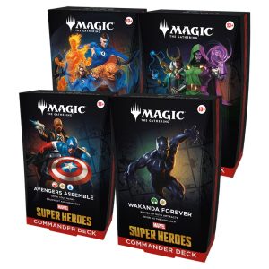 MTG Marvel Superheroes: Commander Deck Bundle (Pre-Order Deposit Required) Pre-order by: 24/05/2026