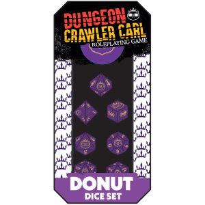 Dungeon Crawler Carl RPG - Donut Dice Set (Pre-Order Deposit Required) Pre-order by: 03/07/2026