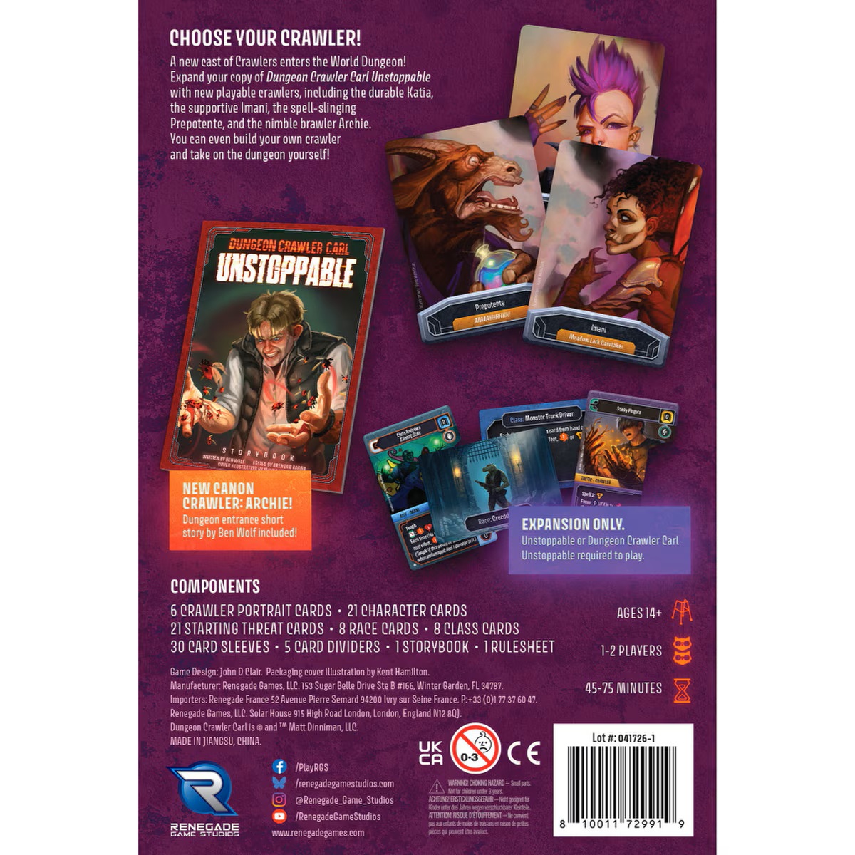 Unstoppable: Dungeon Crawler Carl - Crawler Chaos Expansion (Pre-Order Deposit Required) Pre-order by: 03/07/2026 - Image 4