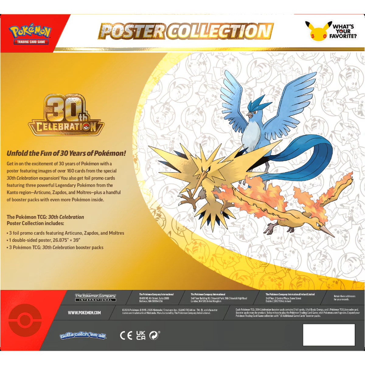 Pokémon TCG 30th Celebration - Poster Collection - Image 4