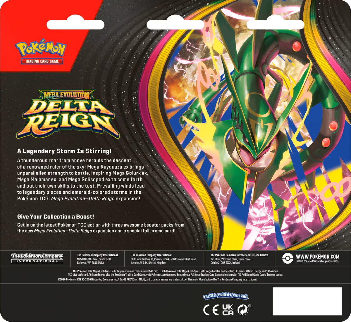 Pokémon TCG: Mega Evolution: Delta Reign - 3-Pack blister - Image 3