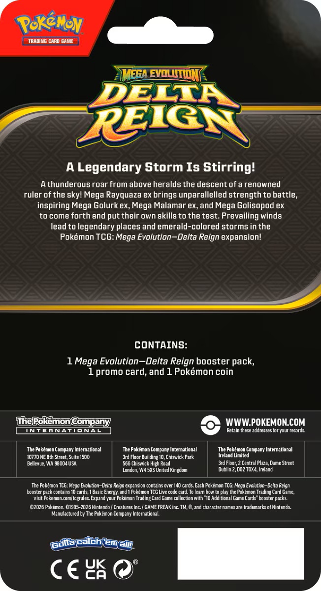 Pokémon TCG: Mega Evolution: Delta Reign - Blister - Image 3