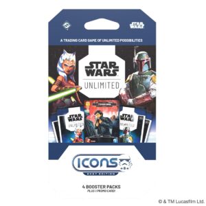 Star Wars: Unlimited - Icons 2027 Edition Booster 4-pack (Pre-Order Deposit Required) Pre-order by: 28/08/2026